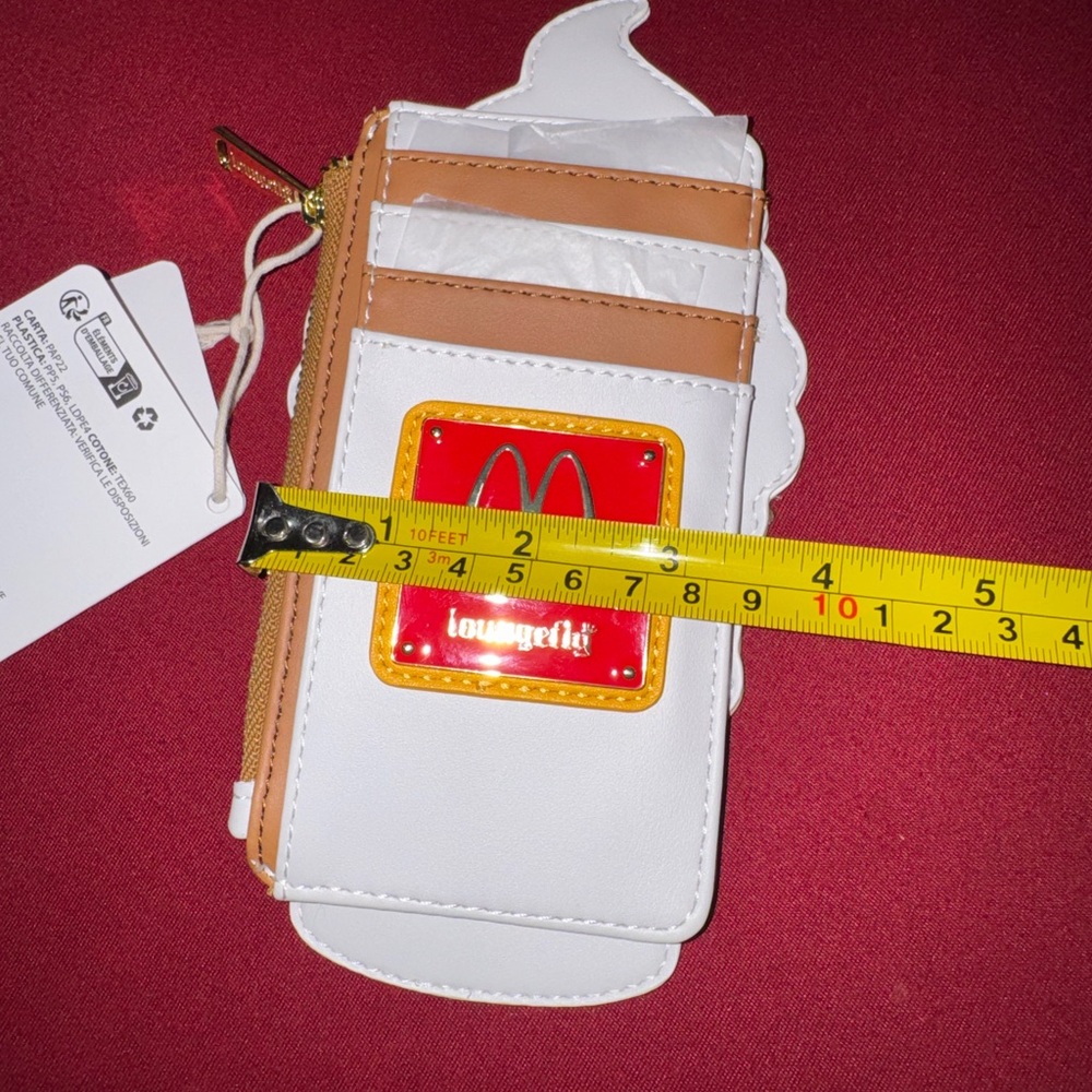 Loungefly McDonald's Ice Cream Cone Wallet - Brown, White, Tan - Picture 8 of 8